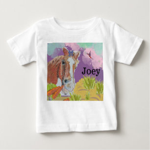 T-shirt Pour Bébé Poppy sourit