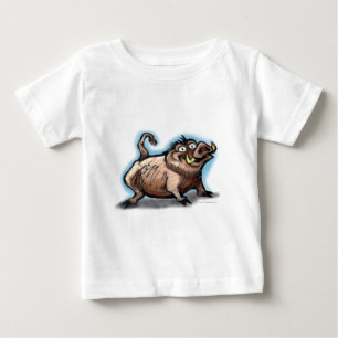 T-shirt Pour Bébé Porc sauvage