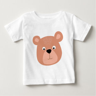 T-shirt Pour Bébé Porter visage mignon
