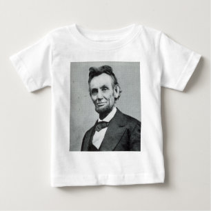 T-shirt Pour Bébé Portrait d'Abe Lincoln 1