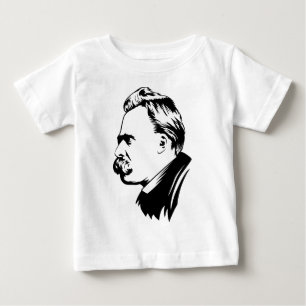 T-shirt Pour Bébé Portrait de Frederich Nietzsche