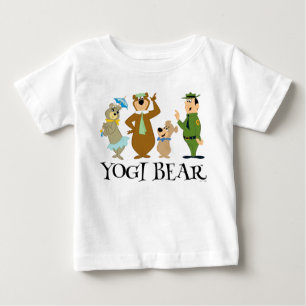 T-shirt Pour Bébé Pose classique Yogi Bear and Friends
