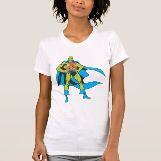 T-shirt Pour Bébé Poses Martian Manhunter (Devant)