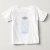 T-shirt Pour Bébé Pot de maçon (Devant)