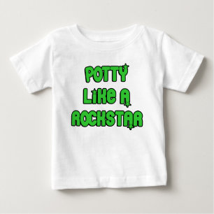 T-shirt Pour Bébé Potty Comme Une Rockstar