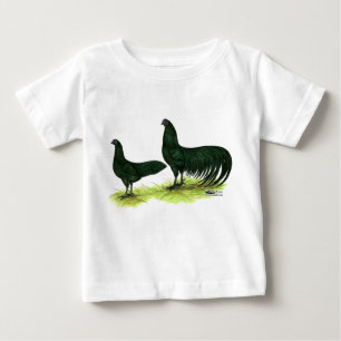 T-shirt Pour Bébé Poulets noirs de Sumatra