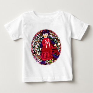 T-shirt Pour Bébé Poupée textile Red Rag Queen avec votre monogramme