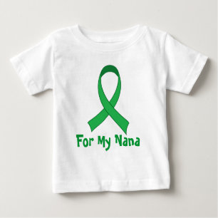 T-shirt Pour Bébé Pour mon cadeau vert de conscience de ruban de
