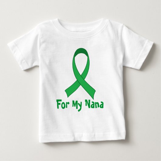 T-shirt Pour Bébé Pour mon cadeau vert de conscience de ruban de (Devant)