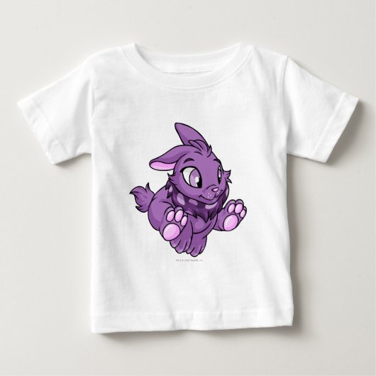 T-shirt Pour Bébé Pourpre de Cybunny (Devant)