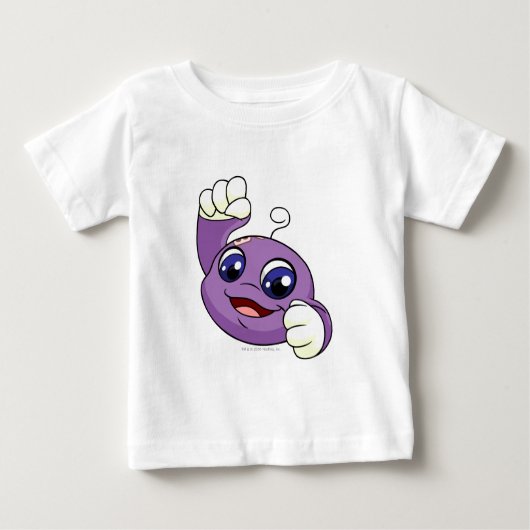 T-shirt Pour Bébé Pourpre de Kiko (Devant)