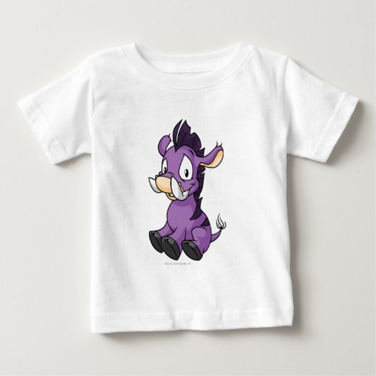 T-shirt Pour Bébé Pourpre de Moehog (Devant)