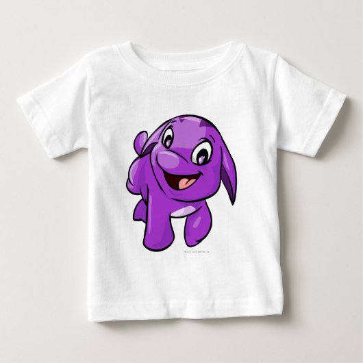 T-shirt Pour Bébé Pourpre de Poogle (Devant)
