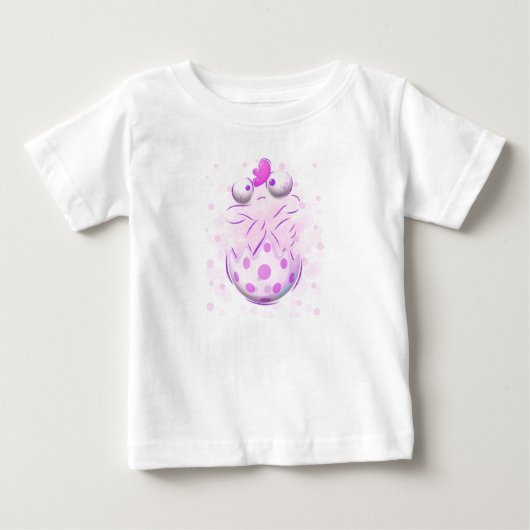 T-shirt Pour Bébé Poussette adorable (Devant)