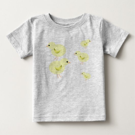T-shirt Pour Bébé Poussin (Devant)