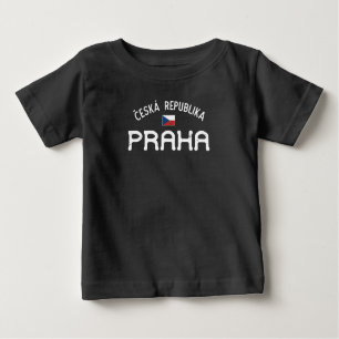 T-shirt Pour Bébé Prague République tchèque en état de troubles (Pra