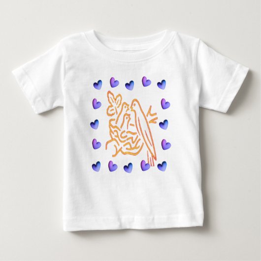 T-shirt Pour Bébé PrayerHandsBabyTShirt (Devant)