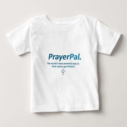 T-shirt Pour Bébé PrayerPal : Parodie de PayPal (Devant)