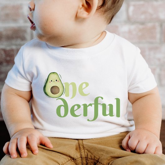T-shirt Pour Bébé Premier anniversaire d'avocat Onederful
