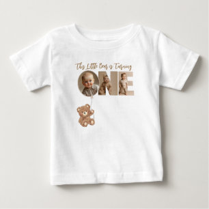T-shirt Pour Bébé Premier anniversaire de Beary petite photo d'ours