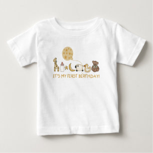 T-shirt Pour Bébé Premier anniversaire de choses préférées