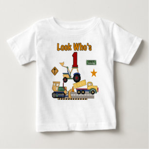 T-shirt Pour Bébé Premier anniversaire de construction