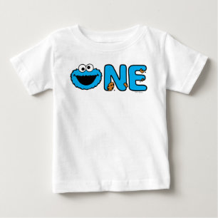 T-shirt Pour Bébé Premier anniversaire de Cookie Monster