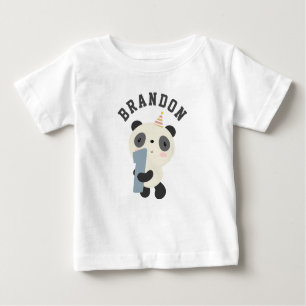 T-shirt Pour Bébé Premier Anniversaire de Cute Panda