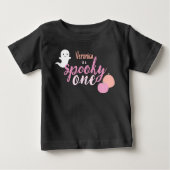 T-shirt Pour Bébé Premier anniversaire de éffrayant One Girl (Devant)