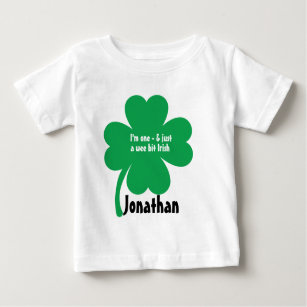 T-shirt Pour Bébé Premier anniversaire de jour de St Patricks