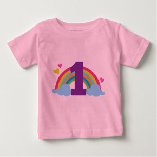 T-shirt Pour Bébé Premier anniversaire de petite-filles