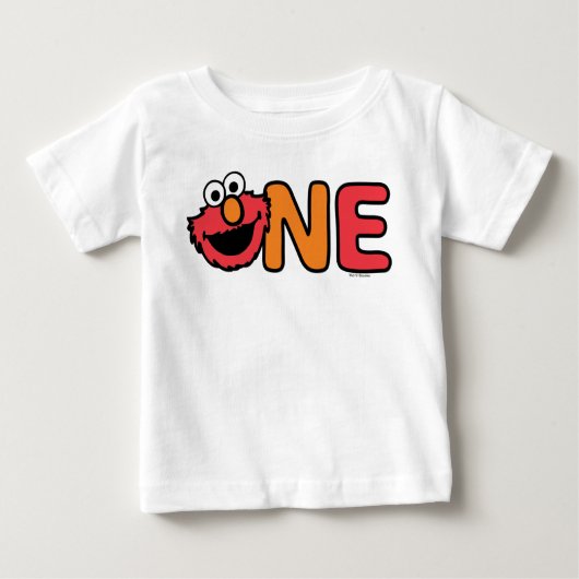 T-shirt Pour Bébé Premier anniversaire d'Elmo (Devant)