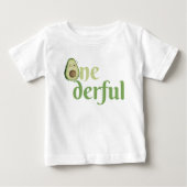 T-shirt Pour Bébé Premier Anniversaire d'Onederful Avocat (Devant)