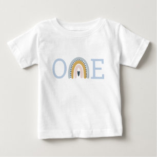T-shirt Pour Bébé Premier anniversaire Rainbow Baby Tee