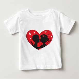 T-shirt Pour Bébé Premier baiser