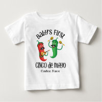 Premier Cinco de Mayo de bébé personnalisé