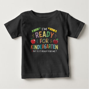 T-shirt Pour Bébé Premier jour de maternelle pour les enfants amusan