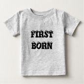 T-shirt Pour Bébé Premier né (Devant)