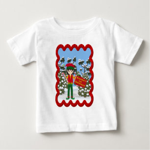 T-shirt Pour Bébé Premier Noël de Brayden