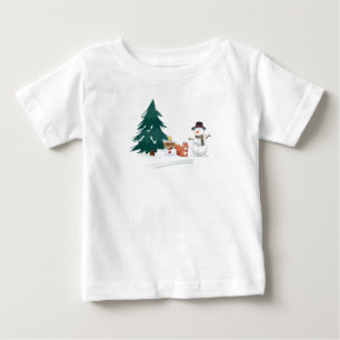 T-shirt Pour Bébé Premier Noël du bébé