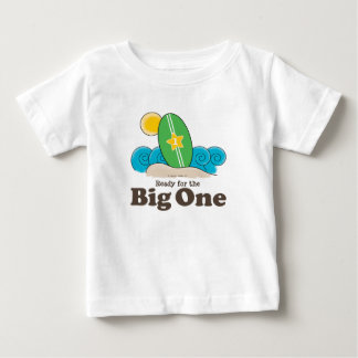 T-shirt Pour Bébé Premier T-shirt de bébé de surf de planche de surf