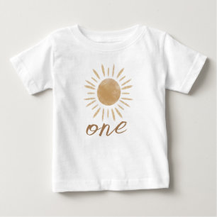 T-shirt Pour Bébé Premier voyage autour du soleil 1er anniversaire