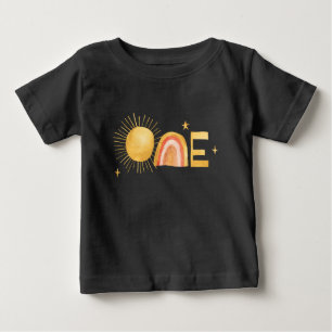 T-shirt Pour Bébé Premier Voyage Autour Du Soleil   Anniversaire 1 a