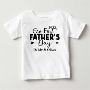 T-shirt Pour Bébé Premier White Father's Day