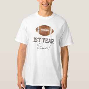 T-shirt Première année Football bas 1er anniversaire