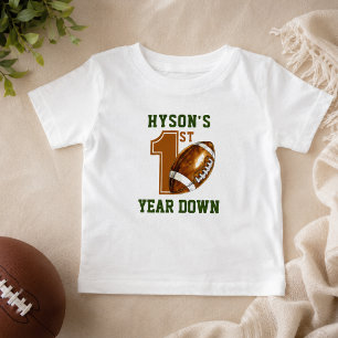 T-shirt Pour Bébé Première année réussie Fête d'anniversaire de 1