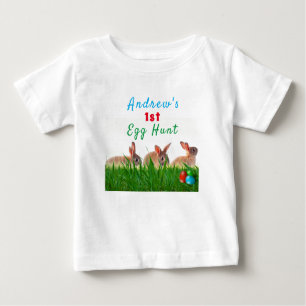 T-shirt Pour Bébé Première chasse aux oeufs de Pâques pour bébé