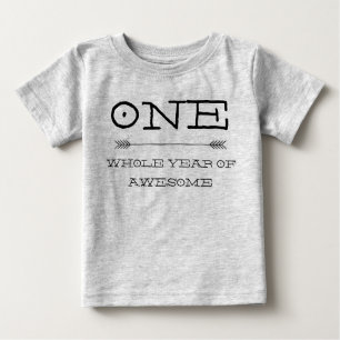 T-shirt Pour Bébé Première chemise d'anniversaire