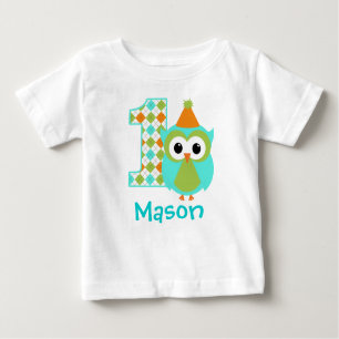T-shirt Pour Bébé Première chemise d'anniversaire de garçon