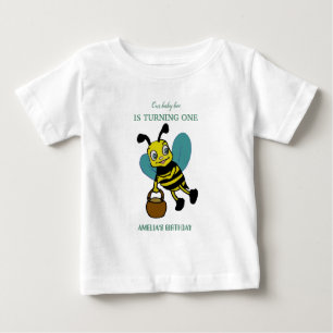 T-shirt Pour Bébé Première naissance personnalisée 1ère fête d'anniv